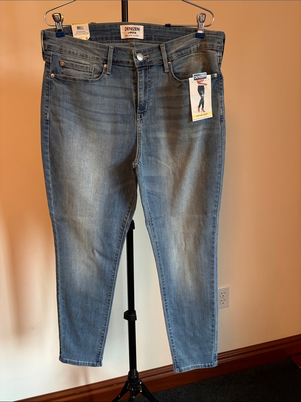Levi's Denim Skinny Jeans - Light Blue Wash